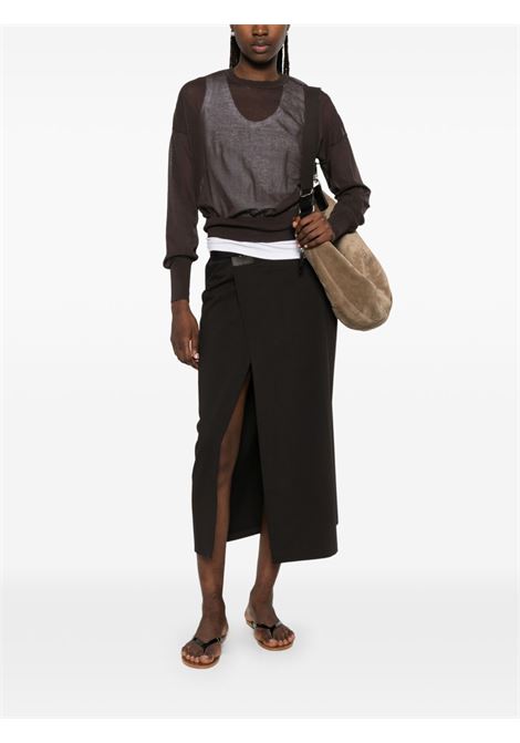 leds sweater woman brown PALOMA WOOL | WJFA09323